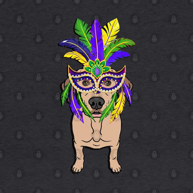 Mardi Gras Funny Labrador Retriever Dog by tamdevo1